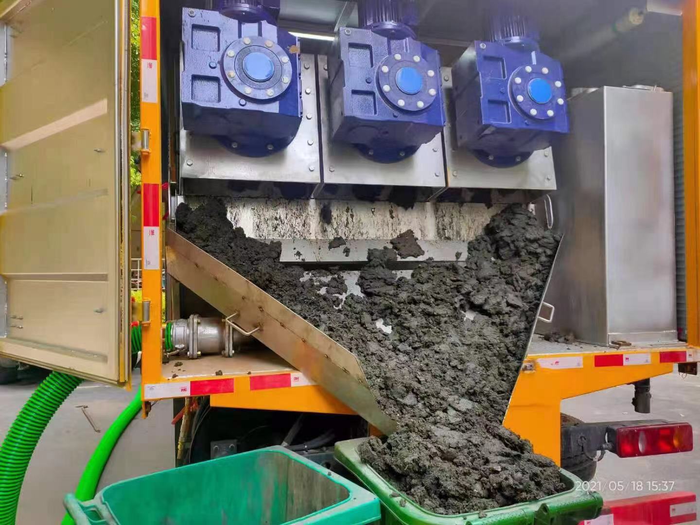 昂昂溪化粪池清掏城市维护站-泥浆净化干湿分离处理